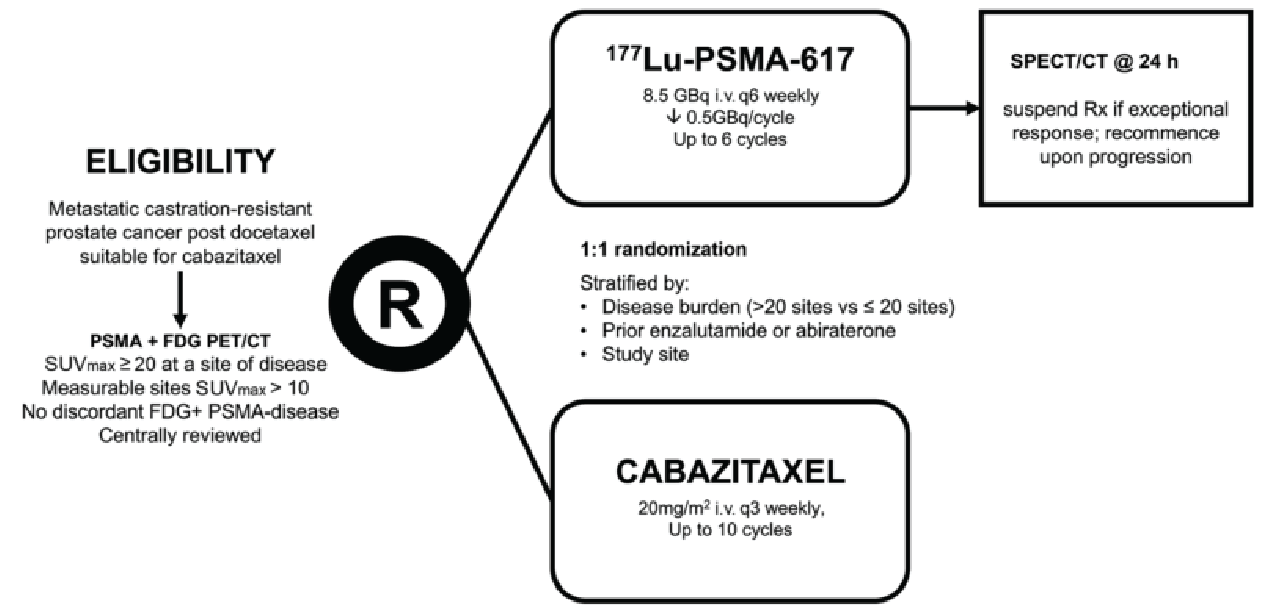 Schematic showing the design of the TheraP trial.